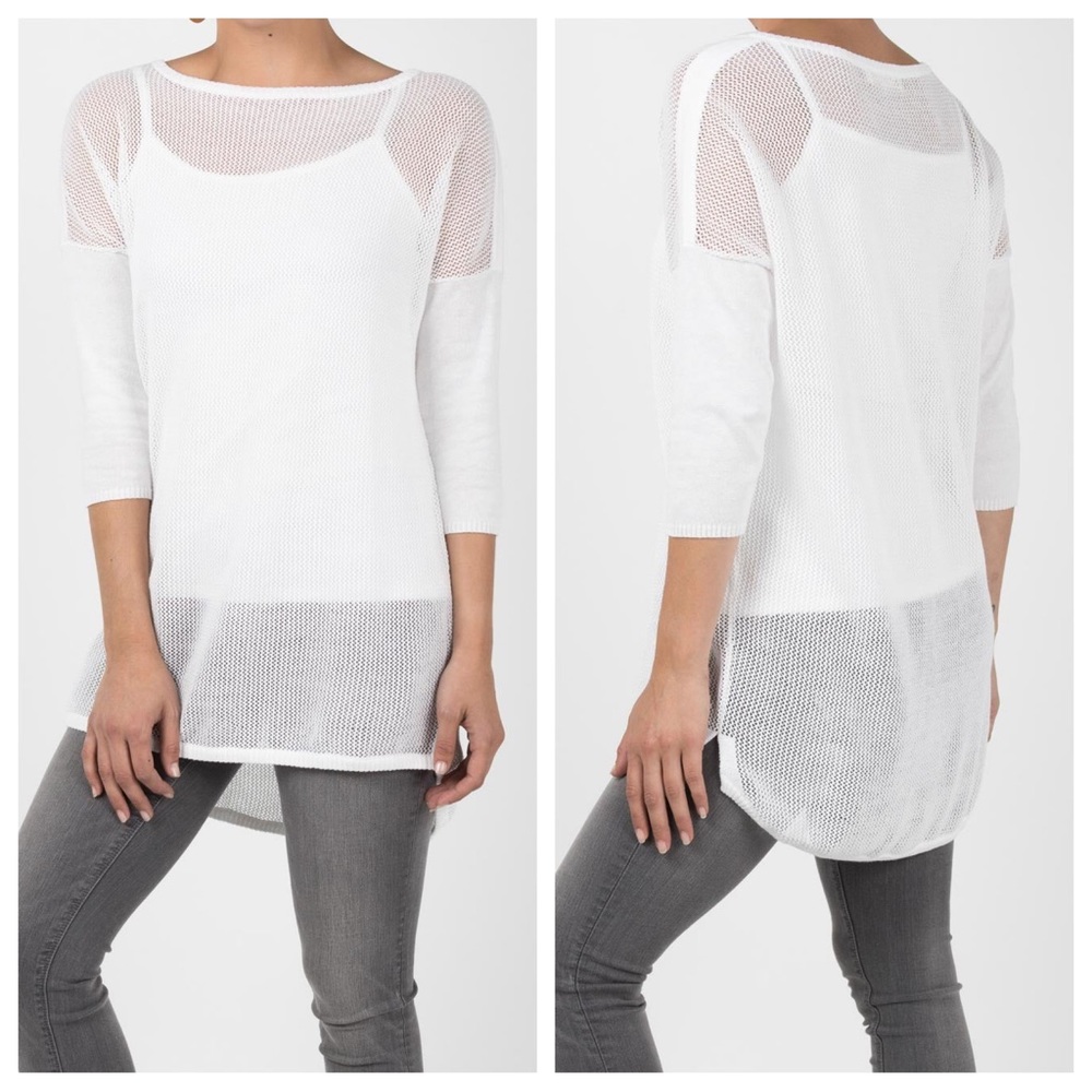 Indigenous Viva Terra organic mesh pullover